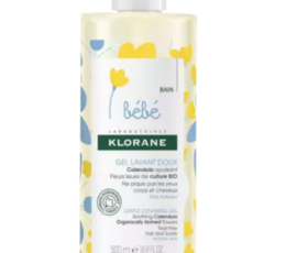 Klorane Bébé Gel Lavant Doux Corps et Cheveux 500ML